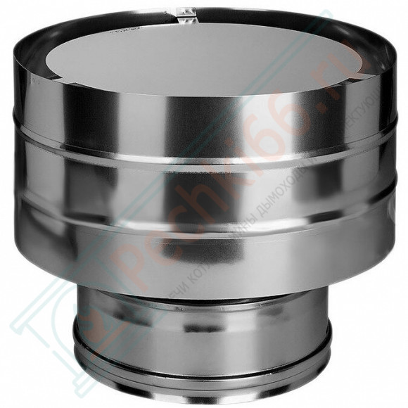 Дефлектор на трубу с изол (НЕРЖ-321/0,5-НЕРЖ-439/0,5) d-150/230 (Дымок-Lux) в Иркутске