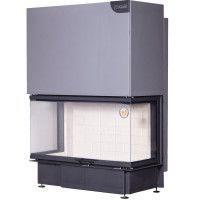 Каминная топка Дельта 1200 три стекла принтинг (Экокамин)