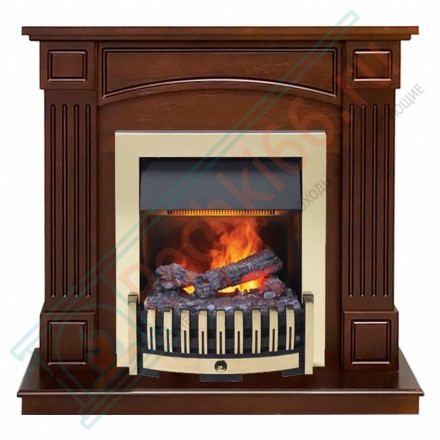 Каминокомплект Boston - Темный дуб (Высота 925см) с электроочагом Danville Brass FB2 (Dimplex)