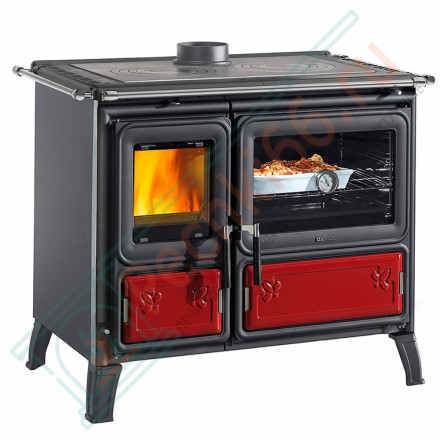 Печь с варочной поверхностью Milly, цвет красный (La Nordica)