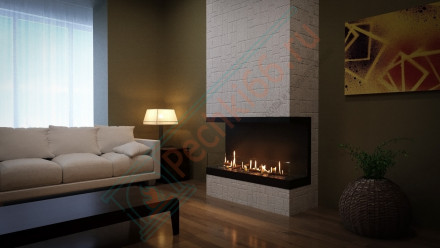 Встраиваемый биокамин Lux Fire Фронтальный 700 M