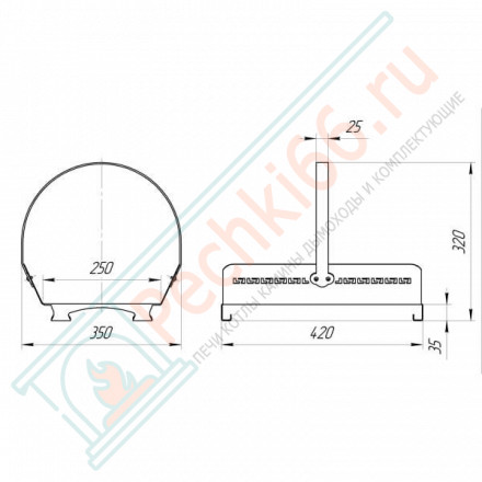 Дровница VKN111-ASL, античное серебро (Вулкан)