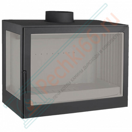 Чугунная топка LCI 007 GFR Flat top, стекло справа (Liseo Castiron) 14 кВт