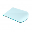 Стекло под печь камин SPK-3 сатин (белое) 1100х1100х6 мм