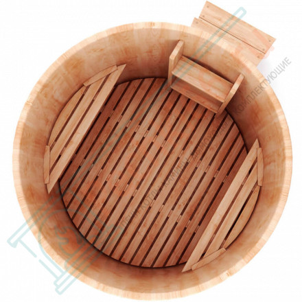 Купель кедровая круглая 150х150х100 (НКЗ)