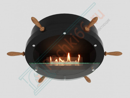 Биокамин Капитан 500 Н XS чёрный (LuxFire)