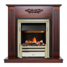 Каминокомплект Lumsden - Махагон коричневый антик с электроочагом Cavendish