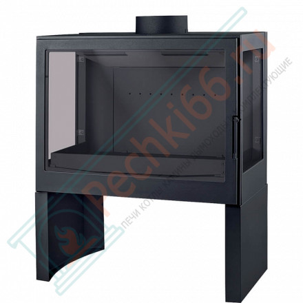 Чугунная печь-камин LCI 7 GFLR Table (Liseo Castiron) до 280 м3