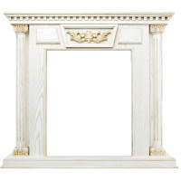 Портал Olympia - Белый дуб, патина с золотом (Высота 1007мм)