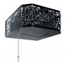 Обливное устройство КАСКАД 20/2026 в кожухе сетке, хохлома черная (Изистим)