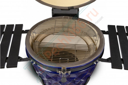 Керамический гриль Diamond Egg XL синий