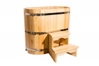 Купель кедровая овальная 69х105х95 (НКЗ)