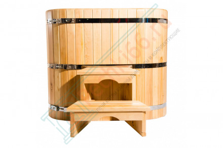 Купель кедровая овальная 69х128х115 (НКЗ)