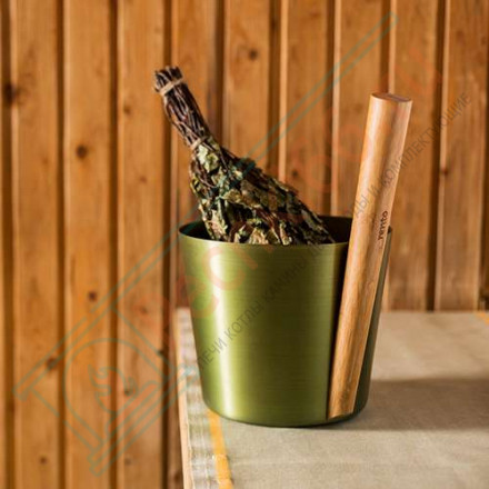 Бадья для сауны алюминиевая Rento, медь (Tammer-Tukku)