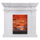 Каминокомплект Amalfi - Белый дуб с электрокамином Cassette 400 NH Каминокомплект Amalfi - Белый дуб с электрокамином Cassette 400 NH