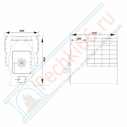 Банная печь Емеля (Царь-Печи)