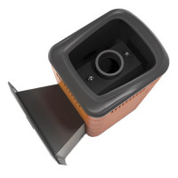 Печь для бани Каронада Heavy Metal Витра терракота (T.M.F) до 18 м3 Печь для бани Каронада Heavy Metal Витра терракота (T.M.F) до 18 м3