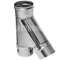 Тройник 45° (НЕРЖ-430/0,8) d-115 (Ferrum HF)