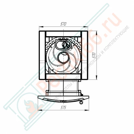 Печь Атмосфера L, в облицовке талькохлорит (ProMetall)
