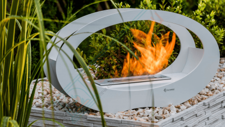 Биокамин ECHO, белый (Kratki)