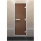 Стеклянная дверь DoorWood Хамам Бронза матовая 2100х900 (по коробке)