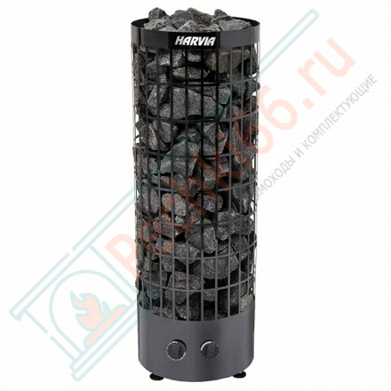 Электрическая печь Cilindro PC90 Black Steel (Harvia)