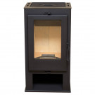 Печь-камин Нарва 7 АОТ-7,0 с плитой (Мета-Бел)