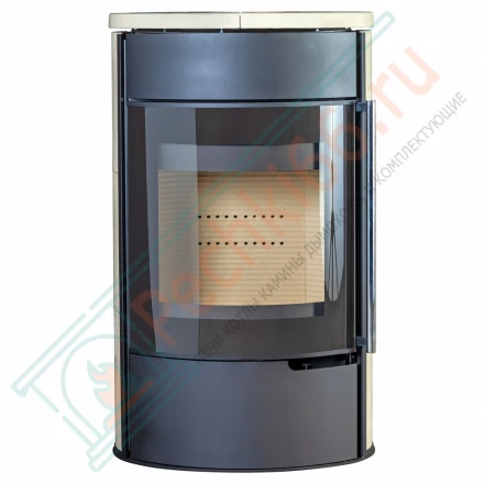 Печь-камин Торонто майолика кремовая (ЭкоКамин)