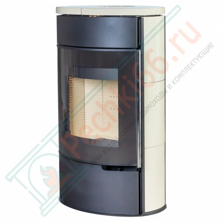 Печь-камин Торонто майолика кремовая (ЭкоКамин)
