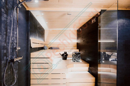 Электрическая печь Cilindro PC90E Black Steel (Harvia)