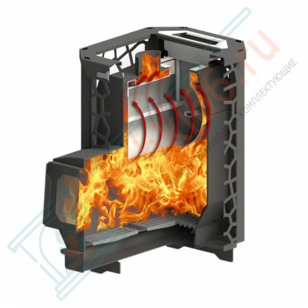 Печь для бани Hard 16M Саванна Панорама (Сталь-Мастер)