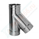 Тройник 45° без изол (НЕРЖ-321/0,5) d-115 (Дымок-Lux)