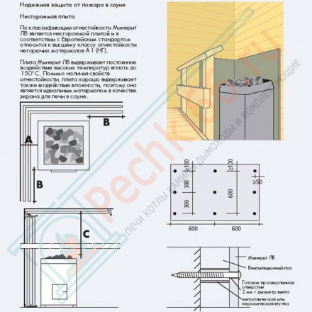 Плита Фламма Дизайн Онтарио 132