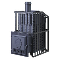 Чугунная печь для бани Гефест GFS-ЗК 30 Ураган (ТехноЛит)