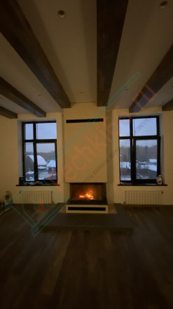 Каминная топка Астов П3С 10057 под ключ (монтаж 12.2022)