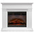 Каминокомплект Portland - Белый с электрическим очагом Symphony 26'' DF2608-INT