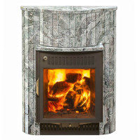 Портал для печи (Макси) серии 'Ламель' - Жадеит (Feringer)