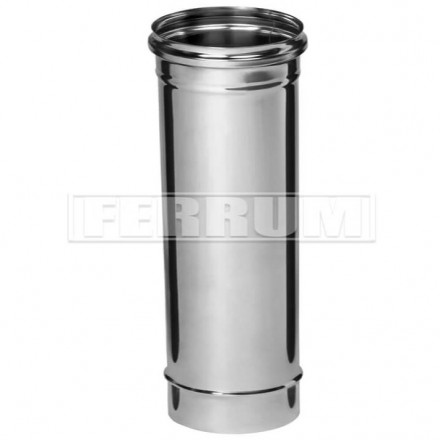 Дымоход L=0,5м (НЕРЖ-430/0,5) d-200 (Ferrum GS)