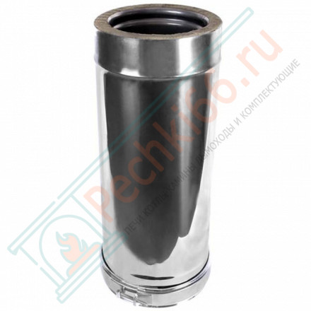 Сэндвич труба для дымохода L=500 (AISI-316L/0,5-AISI-304/0,5) d-130/180 (Craft-GS-25)