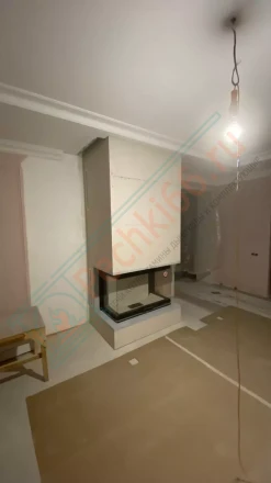 Каминная топка Экокамин Дельта 1000 K под ключ (12.2019)