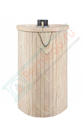 Дровяная банная печь Ферингер ОПТИМА "Окаменевшее дерево перенесённый рисунок" до 28 м³