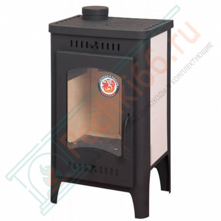 Печь-камин Бавария Оптима, с плитой (ЭкоКамин) до 150 м3