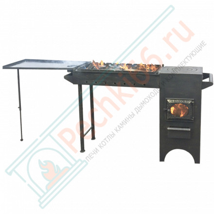 Печь казан-мангал (Березка)