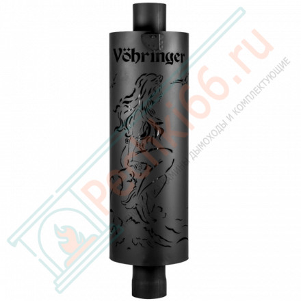 Дымоход - экономайзер Русалка, D115мм, L1м, Антик (Feringer)