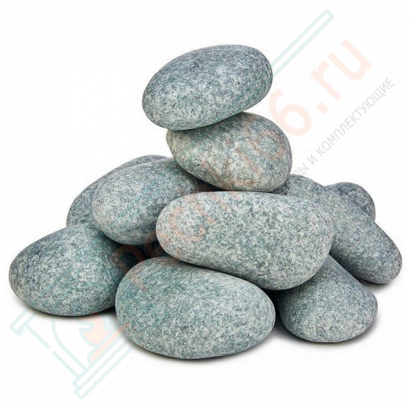 Камень для бани Жадеит шлифованный средний, м/р Хакасия (ведро), 20 кг в Иркутске