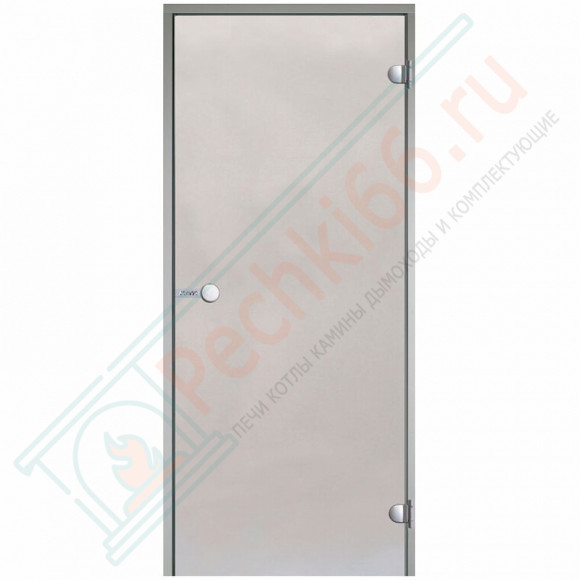 Дверь стеклянная для хамама, сатин, коробка алюминий 1900х700 (Harvia) DA71905 в Иркутске