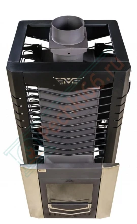 Печь для Русской бани № 06МСП 01 сетка, с парогенератором (Тройка) до 18 м3