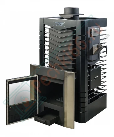 Печь для Русской бани № 06МСП 03 сетка, с парогенератором (Тройка) до 36 м3