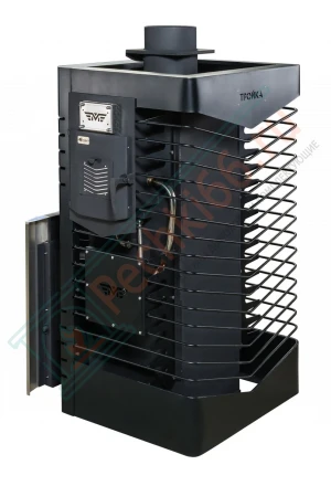 Печь для Русской бани № 06МСП 03 сетка, с парогенератором (Тройка) до 36 м3