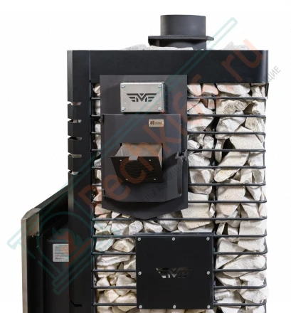 Печь для Русской бани № 06МСП 03 сетка, с парогенератором (Тройка) до 36 м3